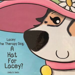 Painting of a therapy dog named lacey